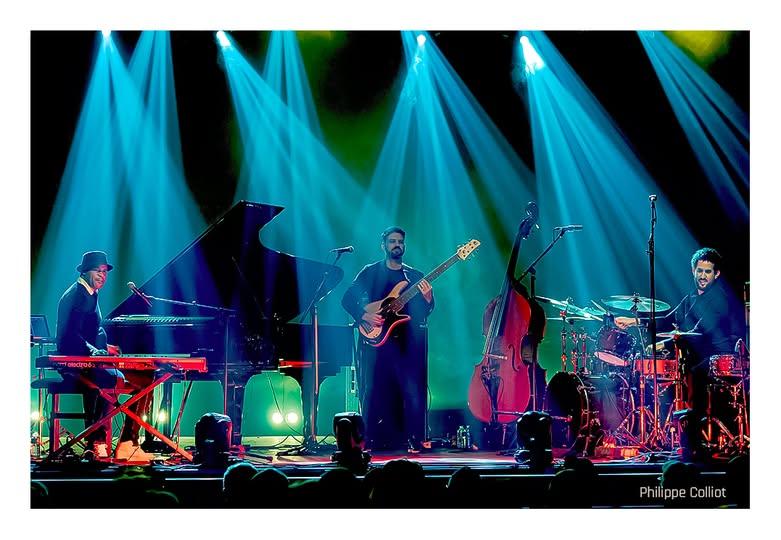 Roberto Fonseca en trio le 15octobre 2021 à Saint-Malo,©Philippe Colliot.