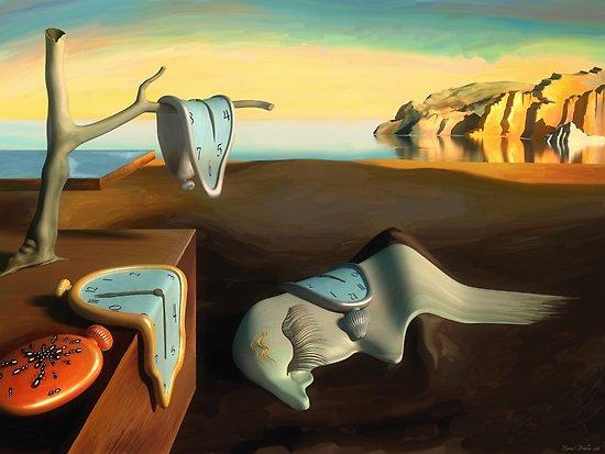 œuvre d'art de Salvador Dali : La Persistance de la mémoire – huile sur toile, 1931 – 24 x 33cm – Museum of Modern Art, New York
