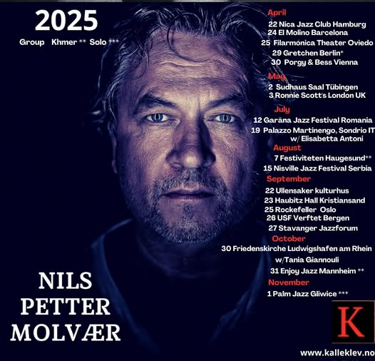 Nils Petter Molvaer, trompettiste star du jazz norvégien en tournée