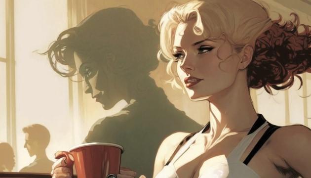 Réalisation d'Adam Hughes