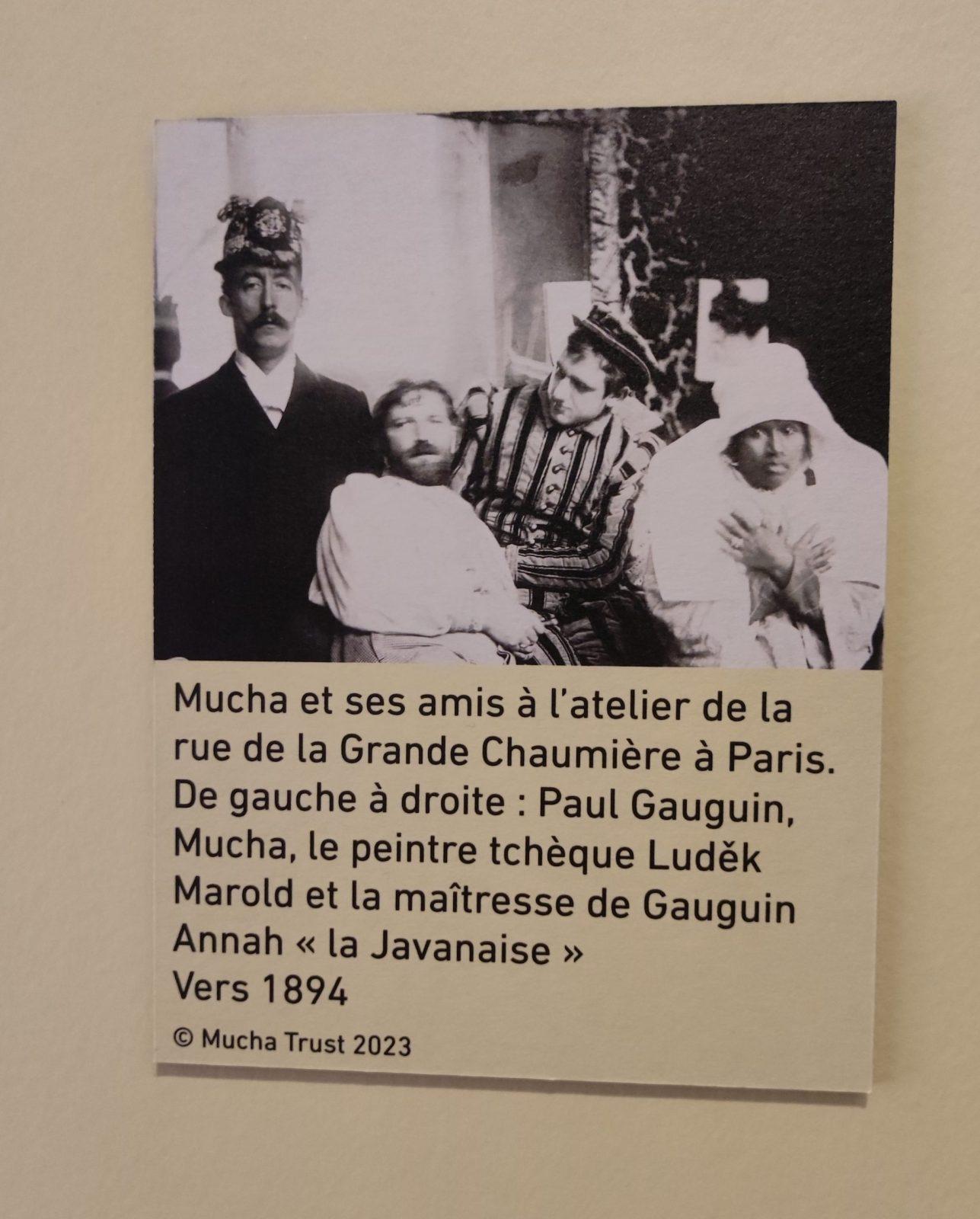Photographie de Mucha et ses amis