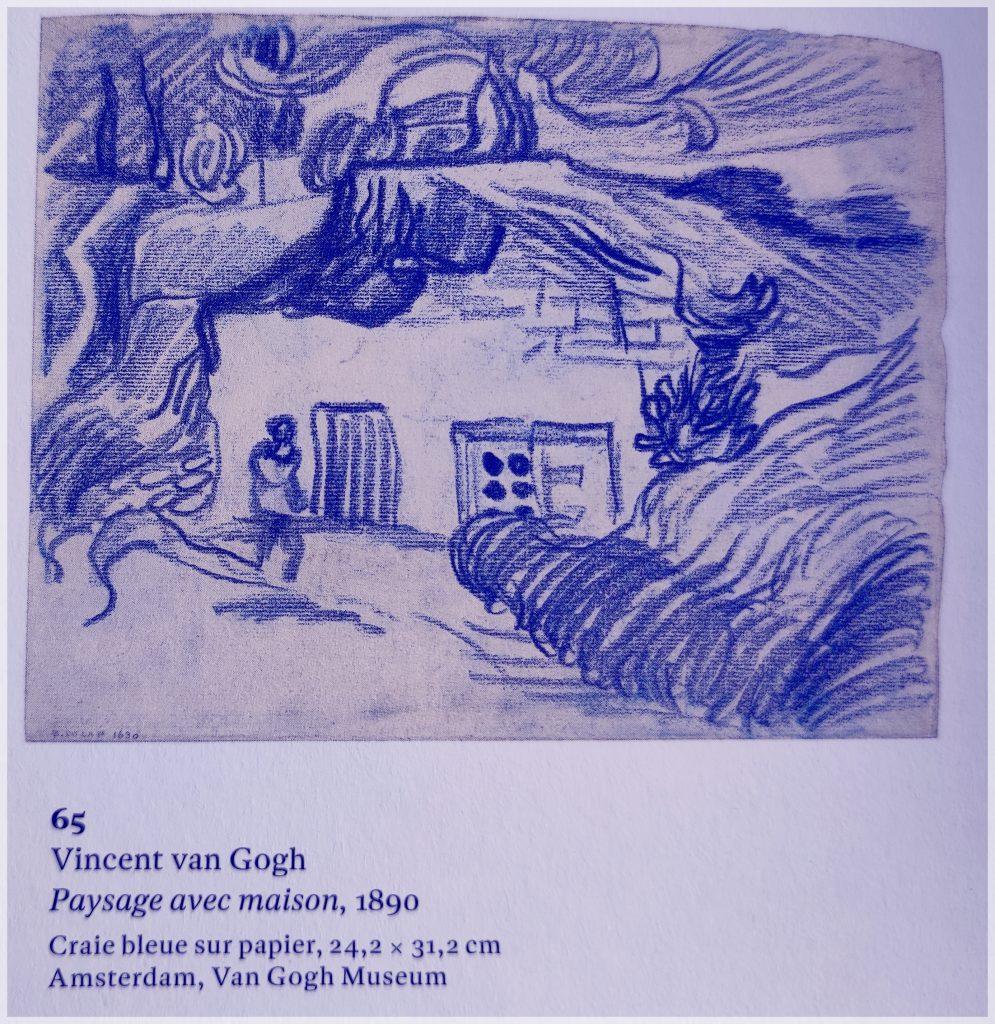 Van Gogh, Paysage avec maisons à la craie, 1890