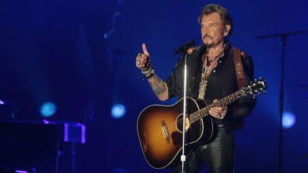 Johnny Hallyday sur scène