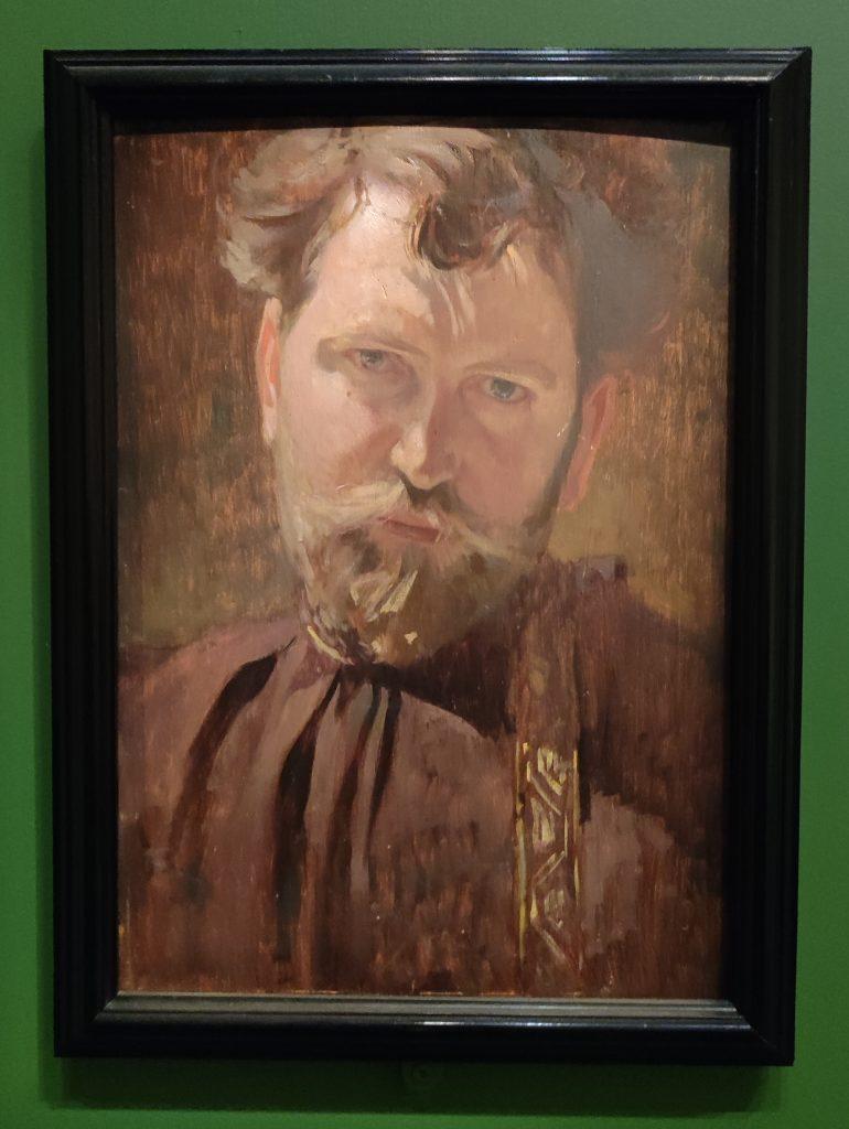 Alfons Mucha - Autoportrait - 1899 - huile sur toile - © Mucha Trust 2023