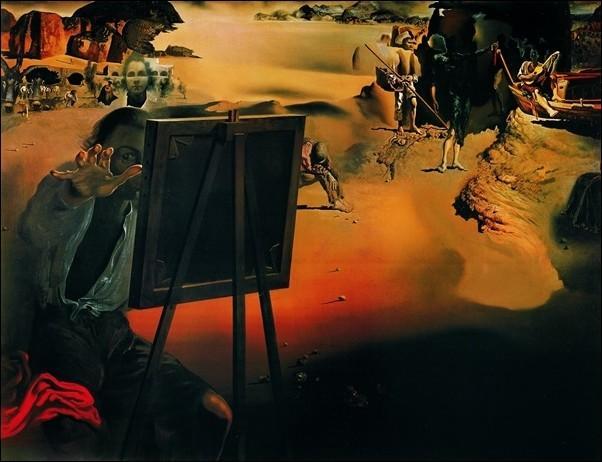 œuvre d'art de Salvador Dali – Impressions d’Afrique – Huile sur toile, 1938 – 91.5 x 117.5 cm – Museum Boijmans van Beuningen, Rotterdam