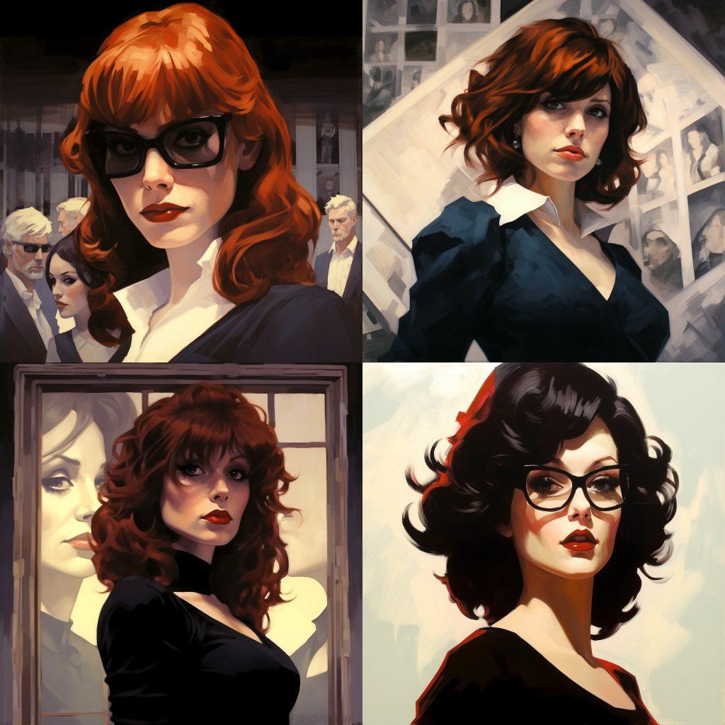 Réalisation d'Adam Hughes