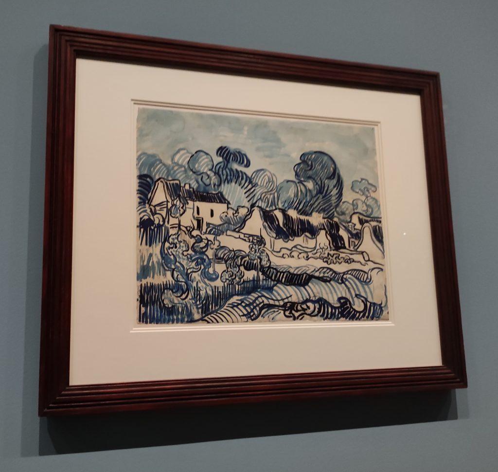 “Paysage avec maisons bleues” de Van Gogh exposé au musée d'Orsay en 2023